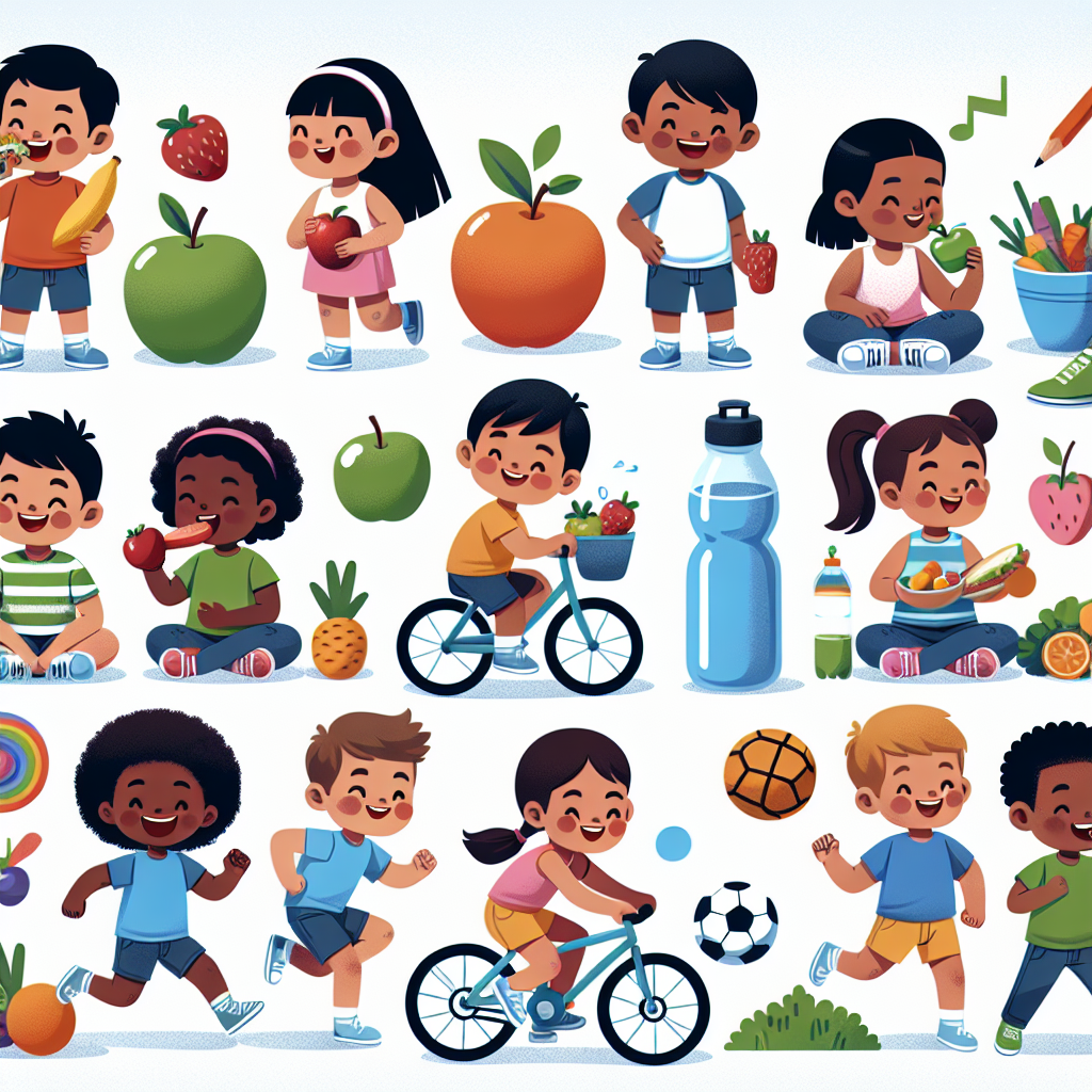 Kampanye Poster Hidup Sehat untuk Anak SD